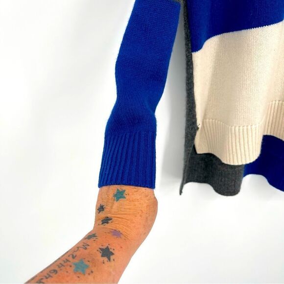 DEREK LAM ATHLETA Collab ColorBlock Oversized Cashmere Sweater Size M EUC - Picture 3 of 8